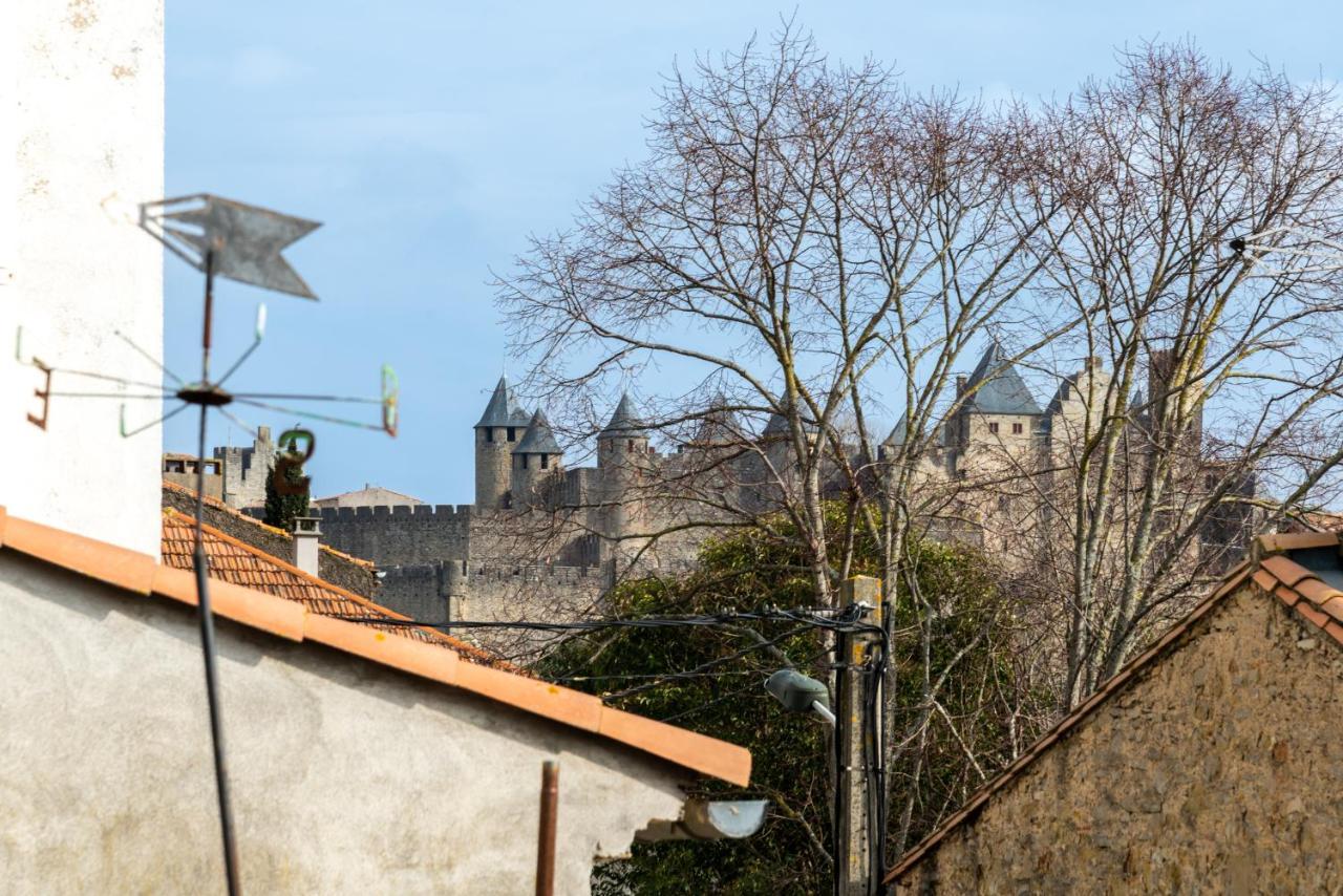 L'Arche De La Cite Avec Netflix Fibre Et Clim Apartment Carcassonne Luaran gambar